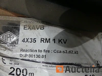 Trommel met 4 x 35 gepantserde kabel (80m) - afbeelding 1 van  5