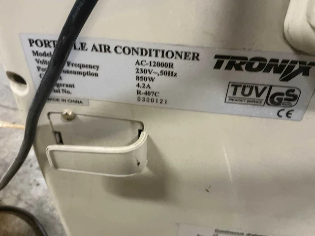 Tronix 12000r mobiele airco - afbeelding 4 van  5
