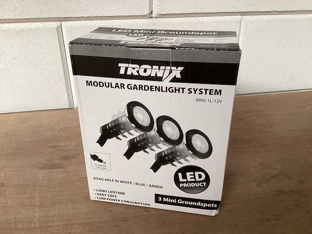 Tronix grondspot, 3 delig, led (30x) - afbeelding 1 van  3