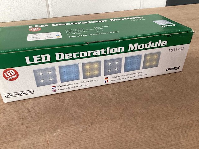 Tronix led module, set 6 stuks, wit (20x) - afbeelding 1 van  6