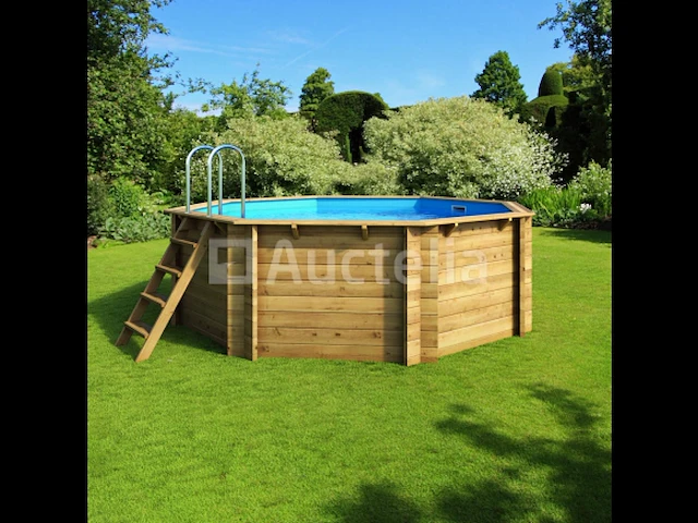 Tropic 414 houten zwembad, grenen, bf, ht:120, bwt - afbeelding 1 van  3