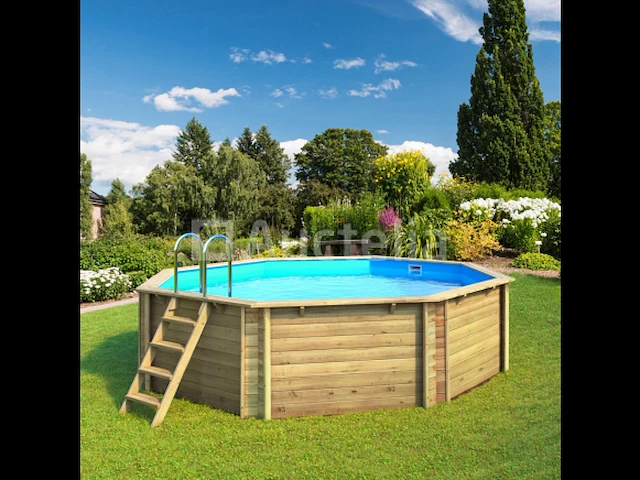 Tropic 414 houten zwembad, grenen, bf, ht:120, bwt - afbeelding 1 van  3