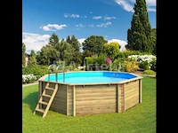 Tropic 414 houten zwembad, grenen, bf, ht:120, bwt - afbeelding 1 van  3