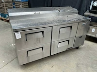 True ttp-670-4 gekoelde tafel met saladette - afbeelding 1 van  9