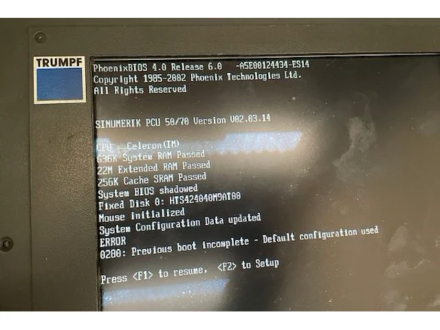 Trumpf trulaser 2525 laser snijmachine - afbeelding 23 van  49