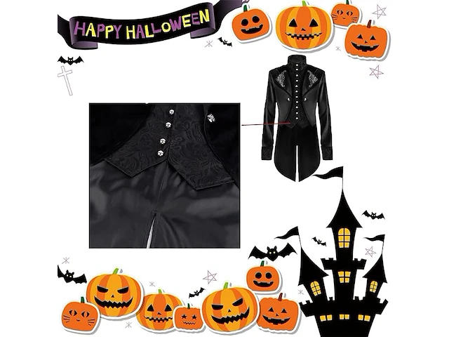 Tsirnk steampunk-kostuum (2xl) - afbeelding 3 van  3