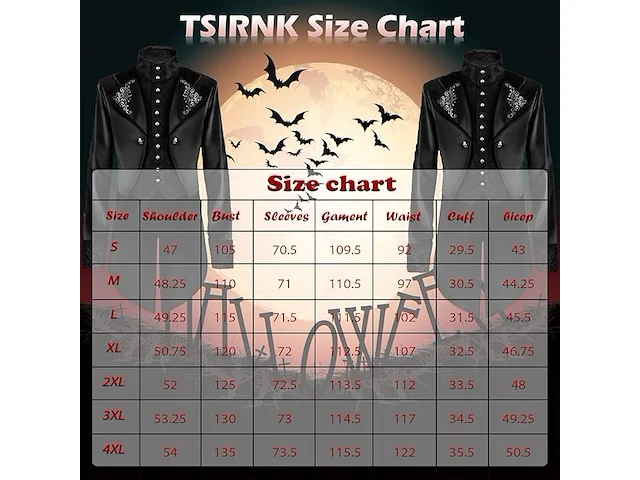 Tsirnk steampunk-kostuum (2xl) - afbeelding 3 van  3