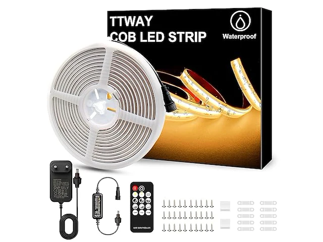 Ttway cob led strip waterdicht 2700k - afbeelding 3 van  3