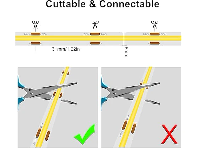 Ttway cob-ledstrip, 2700 k - afbeelding 2 van  5