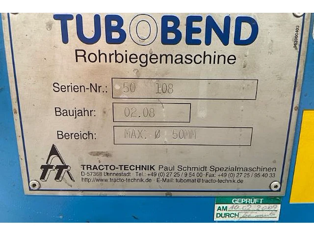 Tubobend buizenplooimachine - afbeelding 13 van  14