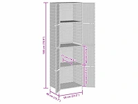 Tuin opbergkast - zwart - afbeelding 8 van  8