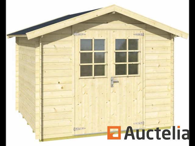 Tuinchalet 238 x 238 cm, naturel - afbeelding 2 van  4