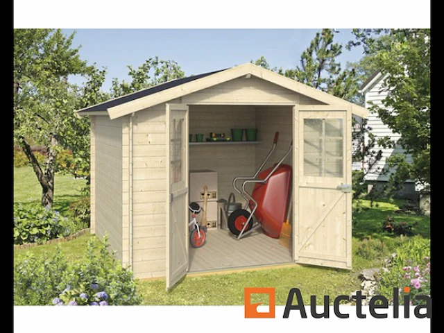 Tuinchalet 238 x 238 cm, naturel - afbeelding 4 van  4