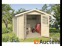 Tuinchalet 238 x 238 cm, naturel - afbeelding 4 van  4