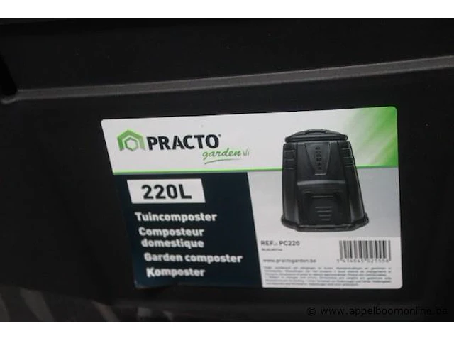 Tuincomposter practo, 220l - afbeelding 2 van  2