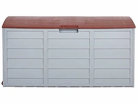 Tuindoos 112 x 50 cm grijs en bruin - afbeelding 11 van  12