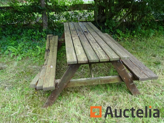 Tuinhout tafel - afbeelding 2 van  3