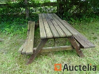 Tuinhout tafel - afbeelding 2 van  3