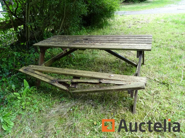 Tuinhout tafel - afbeelding 3 van  3