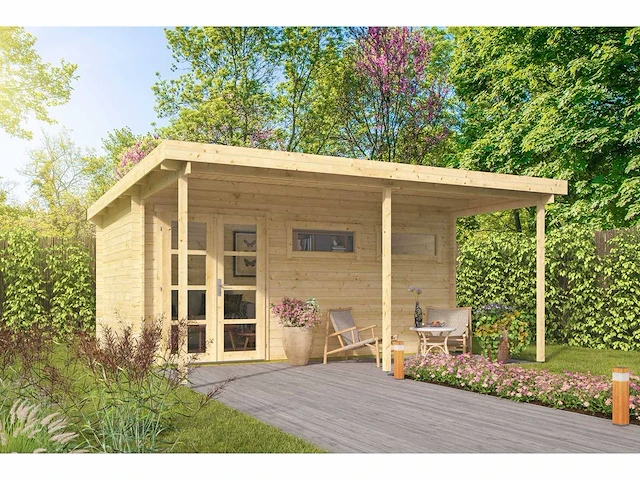Tuinhuis 28mm 4980x4980x2250mm - afbeelding 1 van  1
