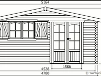 Tuinhuis chamonix - afbeelding 2 van  3