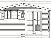Tuinhuis chamonix - afbeelding 2 van  3