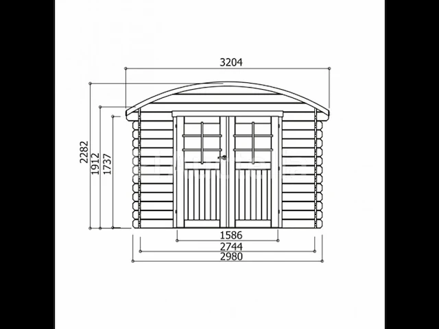Tuinhuis dainville - afbeelding 2 van  3