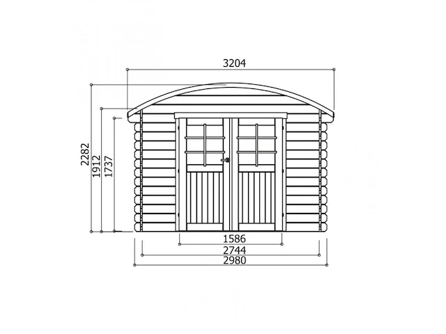 Tuinhuis dainville - afbeelding 2 van  3