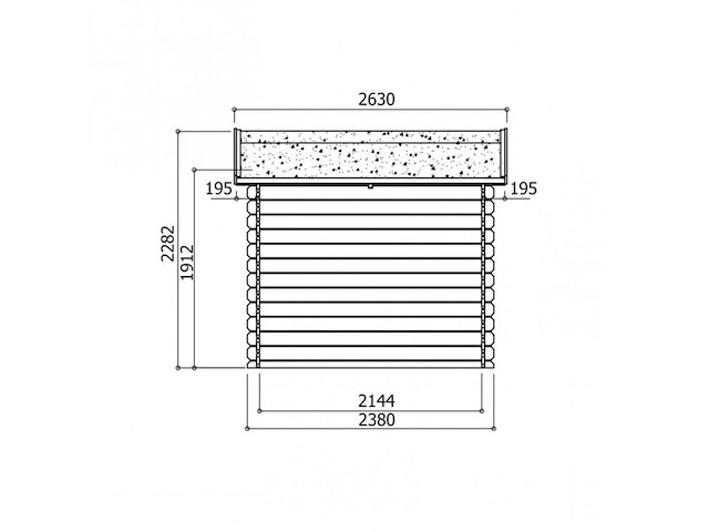 Tuinhuis dainville - afbeelding 3 van  3