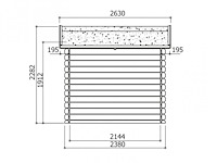 Tuinhuis dainville - afbeelding 3 van  3