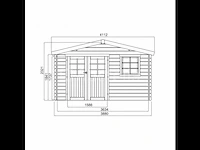 Tuinhuis dalzburg - afbeelding 2 van  3