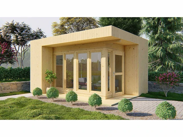 Tuinhuis elin 19mm 4770x3510x2650mm onbehandeld nieuw - afbeelding 1 van  1
