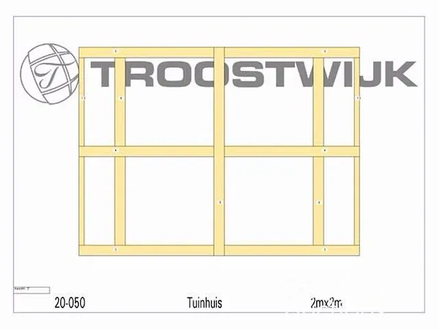 Tuinhuis fijnspar 3x3 - afbeelding 2 van  19