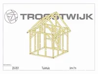 Tuinhuis fijnspar 3x3 - afbeelding 13 van  19