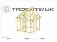 Tuinhuis fijnspar 3x3 - afbeelding 14 van  19