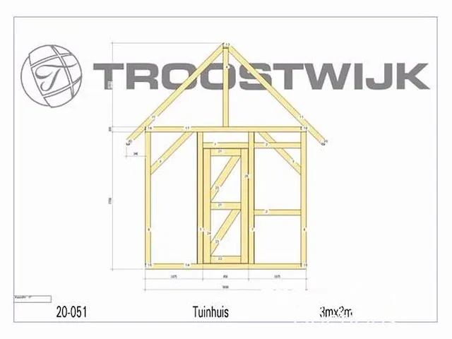 Tuinhuis fijnspar 3x3 - afbeelding 17 van  19