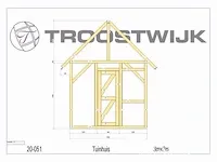 Tuinhuis fijnspar 3x3 - afbeelding 17 van  19