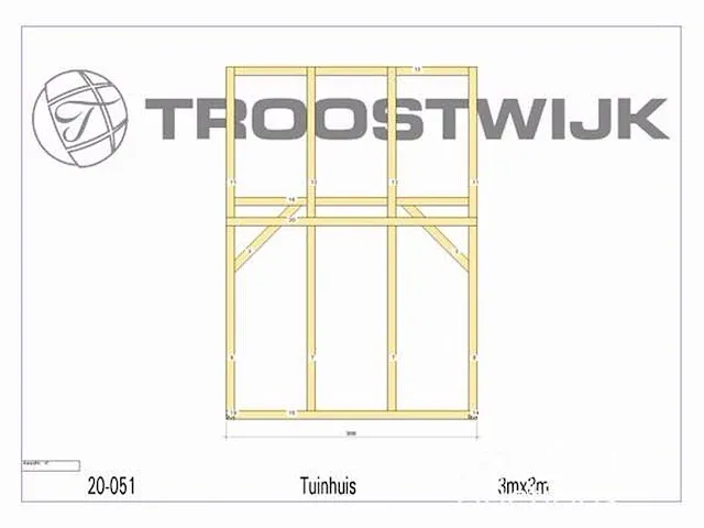 Tuinhuis fijnspar 3x3 - afbeelding 18 van  19