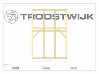 Tuinhuis fijnspar 3x3 - afbeelding 18 van  19