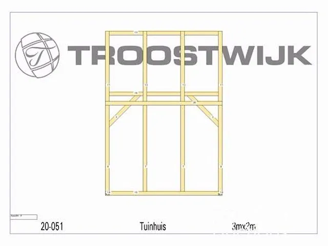 Tuinhuis fijnspar 3x3 - afbeelding 19 van  19