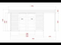 Tuinhuis larvik - afbeelding 1 van  3