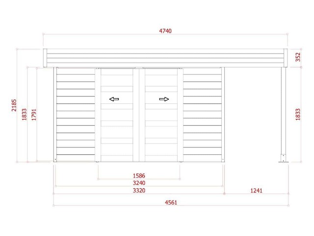 Tuinhuis larvik - afbeelding 3 van  3