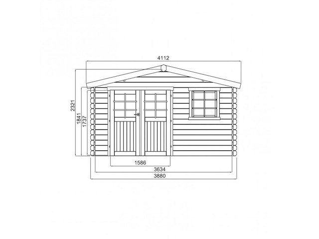 Tuinhuis linz - afbeelding 2 van  3