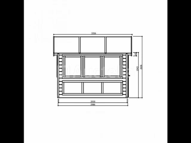 Tuinhuis merano - afbeelding 3 van  3