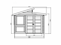 Tuinhuis merano - afbeelding 2 van  3