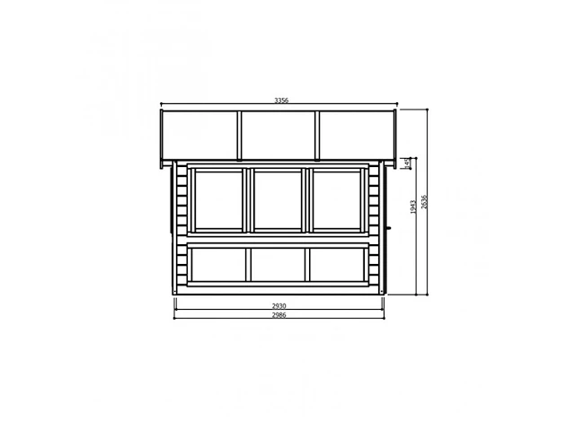 Tuinhuis merano - afbeelding 3 van  3