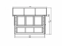 Tuinhuis merano - afbeelding 3 van  3