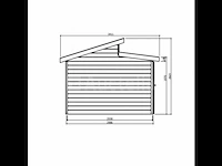 Tuinhuis milano - afbeelding 1 van  3