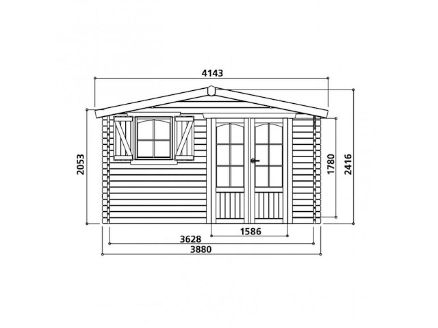 Tuinhuis morzine - afbeelding 2 van  3