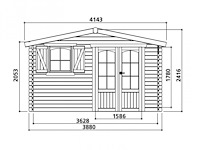 Tuinhuis morzine - afbeelding 2 van  3